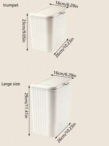 1 pièce, Poubelle murale Poubelle suspendue spéciale pour la maison, le salon, la cuisine. Poubelle suspendue à la porte du placard de cuisine. Décoration de salle de bain, organisateur de salle de bain. Rentrée des classes d'été