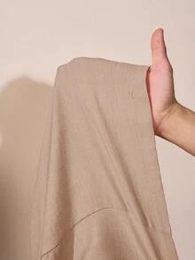 Zivah 2026 Summer New Music Festival, Easter, Mother's Day, Wedding Season, Attend Wedding, Birthday Party, Daily Casual, Basic Versatile, Leisure, Cruise Travel, Beach, Sunbathing, Viral , Street Style, Elegant, Commute, Business Casual, Bamboo Node, Linen, Drawstring, Button Front, Pockets, Brick Red Women Jumpsuit