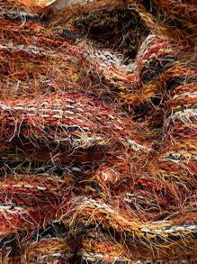 Soleia 女士度假露肩短款上衣，前部镂空金属扣装饰，修身显瘦，适合派对、约会、下午茶、派对、约会、波西米亚风、波西米亚风、浪漫花卉、度假 - 彩色 - 查看 6