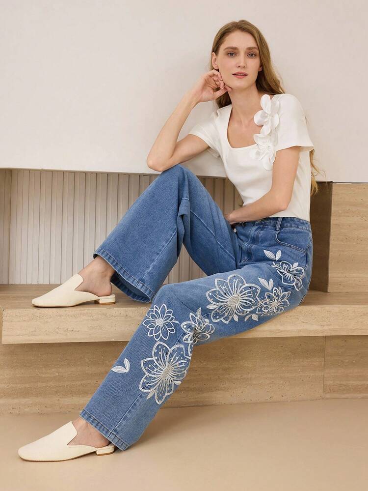 FASHIONABLE COMFORTABLE CASUAL SQUARE TOE FLAT SLIP-ON MULE SANDALS