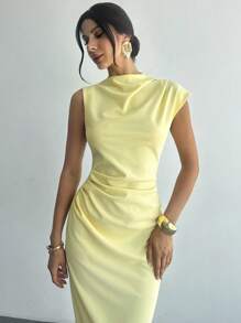 Firerie Women Long Dresses,Graduation,Graduation Dresses For Women,Back To School Dress,Fall Wedding Guest Dress - Yellow - View 9