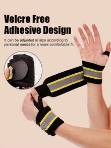 SHEIN 2 Pieces Unisex Fitness Compression Wrist Wraps Support Bands