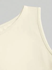 Sweetra 2pcs/Set Women Fitted Comfortable Boat Neck Top Set - Multicolor - View 4