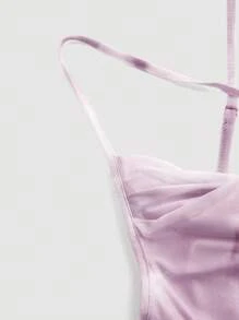 Aloruh 女士优雅花卉印花细肩带连衣裙，适合通勤