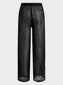 FeverCity 男士休闲黑色宽松直筒裤，舒适春秋季