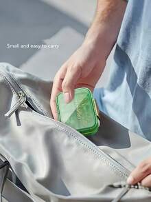 1 件 7 隔层便携式防光防潮旅行药丸收纳盒小型药品收纳盒适用于家庭办公室旅行露营药房必需品整理