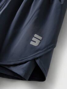 JNSQ Rückkehr zur Schule Kleidung, Tween Mädchen Kleidung, Mädchen Sport Bekleidung Herbst Outdoor Professionelle Sport Slim Fit Yoga Shorts Kinder Reflektierende Taille 3M Reflektierende Muster Outdoor Professionelle Sport Slim Fit Yoga Shorts