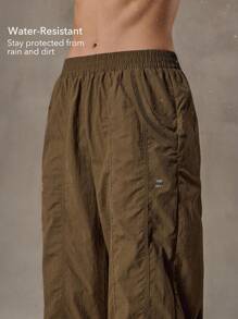 OutZeal 女士运动裤，适合露营、徒步、旅行，防水网眼设计，带侧袋 - 棕色 - 查看 4