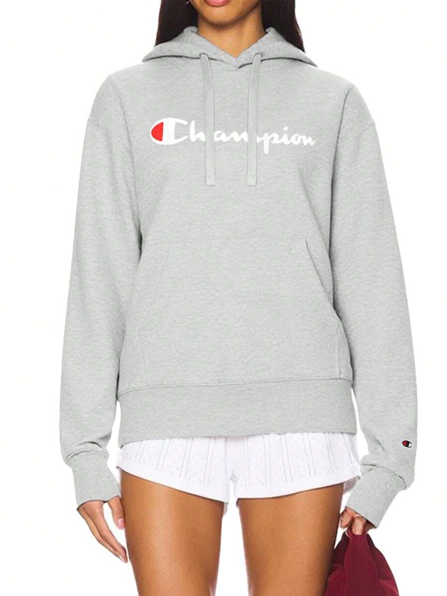 Champion Sports Sweatshirts Classic Fit Soft Versatile Casual Home Weekend 117529-EM021 - 灰色 - 查看 1