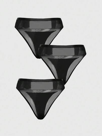 Grunge Punk Lot de 3 culottes gothiques punk en tissu PU avec décoration tête de mort, croix, araignée