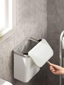 1 pièce, Poubelle murale Poubelle suspendue spéciale pour la maison, le salon, la cuisine. Poubelle suspendue à la porte du placard de cuisine. Décoration de salle de bain, organisateur de salle de bain. Rentrée des classes d'été