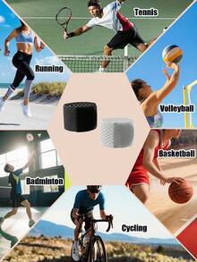 SHEIN 2 Pieces Set Unisex Basketball Sports Fitness Lightweight Wrist Support Brace