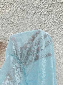 Sunnyshic Women's Green Sheer Lace Skirt, Casual Vacation Style