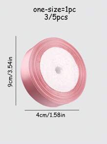 丝带批发手工玫瑰丝带蛋糕鲜花礼品包装丝带蝴蝶结丝带缎带 - 藕粉色 - 查看 5