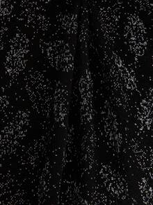 EURMUSE Sợi len và họa tiết đặc biệt dành cho nữ cho vẻ ngoài thanh lịch Co Rd - màu đen - Xem 6