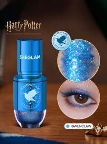 Harry Potter™ X SHEGLAM Houses Of Glitter Liner-Ravenclaw Ombretto Singolo Multiuso Glitter Liquido A Lunga Durata E Pigmento Elevato Brillantini Marchio Bellezza Trucco Cosmetico Per Donne Ragazze Perfetto Per Inverno Ideale Per Y2K Elegante Moda Adatto Per Compleanno Natale Regalo Festa Pronto Migliore Colore