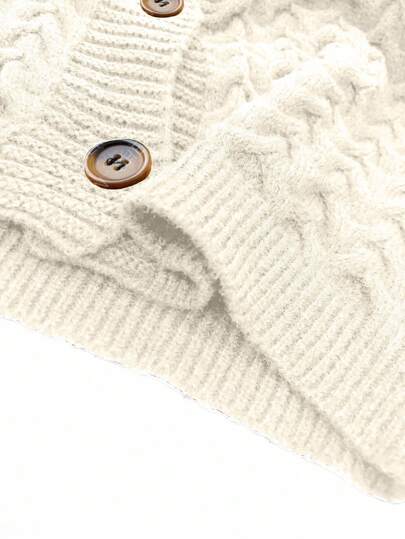 EMERY ROSE 寬鬆落肩大碼純色開衫