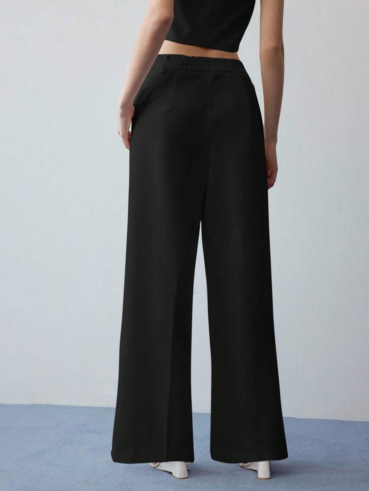 MOTF STUDIO PINTUCK SLANT POCKET SUIT PANTS