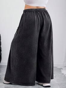 SHEIN CURVE+ 大尺碼休閒秋季衣物 冬季衣物 2026 22W - 黑色 - 查看 2