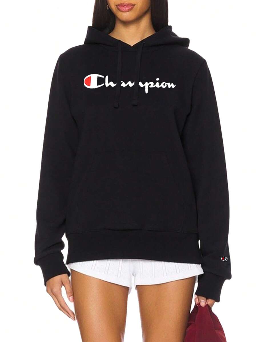 Champion Women Sweatshirts - Black - View 1
