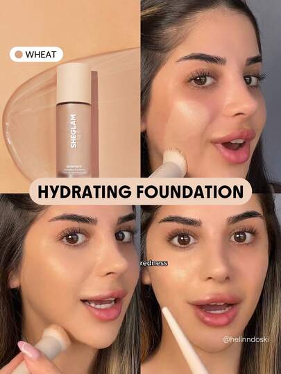 Fond De Teint Hydratant Skinfinite-Wheat Flawless Dewy Fond De Teint Hydratant Couvrance Invisible Anti-Cernes Pores Sans Pores Non Gras LéGer Naturel Doux Fond De Teint Liquide NoëL Fond De Teint Hiver Marque Beauté Visage Maquillage CosméTique Pour Femmes Filles Parfait Pour Hiver IdéAl Pour Y2K ÉLéGant Mode Adapté Pour Anniversaire Xmas Cadeau FêTe PrêT Meilleure Couleur