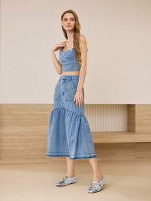 MOTF PREMIUM PU皮镂空平底鞋 - 銀色 - 查看 6