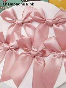 20 piezas de lazos y flores de cinta de unicolor, accesorios para el cabello hechos a mano, adecuados para envolver regalos, fundas de teléfono, decoraciones de ropa - Multicolor - Ver 14