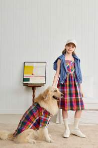 PETSIN 1pc Colorful Plaid Cute Pet (Cat/Dog) Shirt - Multicolor - View 5