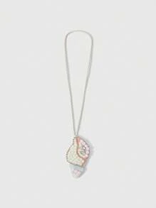 ROMWE Fairycore 1pc Sea Style Handcrafted Beaded, Sequin, Pearl & Leather Charm - Multicolor - View 2