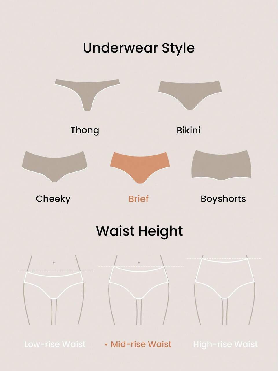 3-Pack Lace Trim Cotton High-Waist Briefs Panties Set