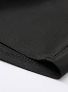 Manfinity Homme 男士休闲字母印花T恤和短裤套装，夏季