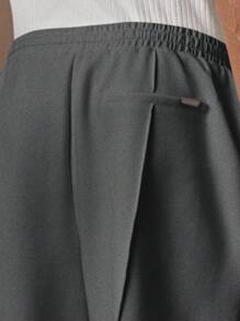 AKNOTIC Short décontracté droit à taille élastique en tricot blanc pour hommes, convient pour l'été, les vacances, les tenues quotidiennes, les fêtes, les couples, les cadeaux pour hommes