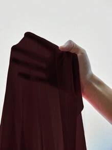 SHEIN 女式透明网眼拼布蕾丝性感内衣连体裤 - 紫紅色 - 查看 6