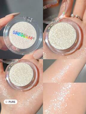 SHEGLAM Enigma Sparkly Eyeshadow-Pure Shiny Eyeshadow Powder Gradient Multi-Tone High Shine Finish Non-Greasy Non-Fading Glitter Shimmer Eyeshadow Brand Beauty Makeup Face Paint Cosmetic For Women Girls Perfect For Winter Ideal For Y2K Fancy Fashion Suitable For Birthday Christmas Gift Party Ready Best Color