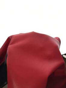 Slaydiva 秋冬休闲街头摩托车风格圆领长袖超剪裁PU女式赛车短款夹克