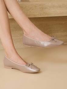 MOTF GIÀY LÓT BẰNG MỚI THOẢI MÁI THƯỜNG NGÀY CHO NỮ - Màu be - Xem 7