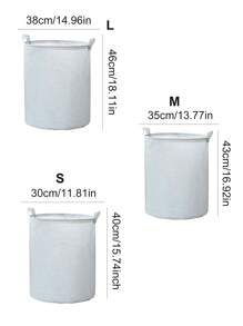 1个大号防水洗衣篮，升级涂层可折叠设计，大容量收纳空间，可存放衣物、玩具、杂物，多功能收纳篮，适用于浴室、卧室、宿舍洗衣房