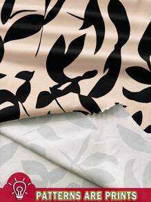 SHEIN LUNE 女式杏色花卉圆领舒适紧身吊带背心，适合夏季