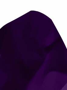 Manfinity Mode Áo sơ mi nam tay dài, cài khuy đơn màu trơn, màu tím, mùa thu - Màu tím - Xem 4