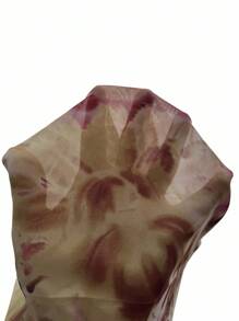 Slaydiva Spring And Summer Fashion Casual Sexy Sway Collar Sleeveless Cropped Vest Top + Asymmetrical Hem Ruffled Mini Skirt Ultra-Short Skirt Yoga Full Pink Upgraded Fruit Green Bottom Print Printed Ladies Two-P