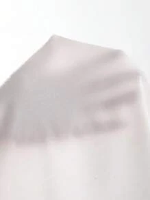 Dazy-Less 女士夏季心形印花圆领短袖休闲T恤商务休闲女士工作服 - 白色 - 查看 10