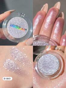 SHEGLAM Enigma Sparkly Eyeshadow-Bijou 多用途單色眼影粉 閃光持久高色素 品牌 美容 化妝 化妝品 適合女性與女孩 完美搭配夏季春季 Y2K 時尚 流行 生日 母親節禮物 假期 派對準備就緒 最佳顏色 - Bijou - 查看 1