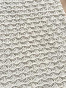 Soleia 细肩带 V 领镂空木珠修身女式针织连衣裙，度假露背渐变色长裙，适合度假、约会、下午茶、音乐节、波西米亚风 - 白色 - 查看 7