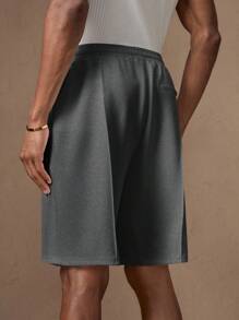 AKNOTIC Short décontracté droit à taille élastique en tricot blanc pour hommes, convient pour l'été, les vacances, les tenues quotidiennes, les fêtes, les couples, les cadeaux pour hommes