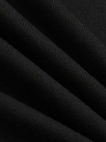 SHEIN EZwear Bộ 4 quần legging ngắn bó sát màu đen, trắng, hồng dành cho nữ, thích hợp mặc vào mùa hè - Nhiều màu - Xem 11