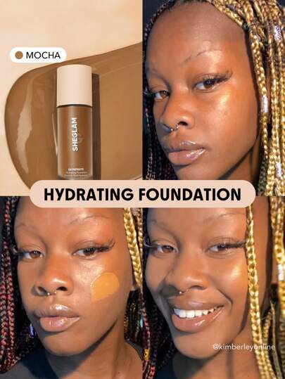 Fond De Teint Hydratant Skinfinite-Mocha Flawless Dewy Fond De Teint Hydratant Couvrance Invisible Anti-Cernes Pores Sans Pores Non Gras LéGer Naturel Doux Fond De Teint Liquide NoëL Fond De Teint Hiver Marque Beauté Visage Maquillage CosméTique Pour Femmes Filles Parfait Pour Hiver IdéAl Pour Y2K ÉLéGant Mode Adapté Pour Anniversaire Xmas Cadeau FêTe PrêT Meilleure Couleur