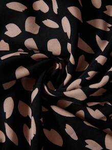 SHEIN Clasi 女式全印花高腰連身褲