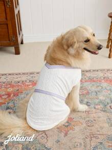 PETSIN V-Neck Knitted Pet Vest, Suitable For Cats And Dogs, Collegiate Style - Multicolor - View 6