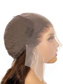 13x6 Transparent Lace Front Human Hair Wigs For Women Bob Water Wave Lace Wigs 8-18 Inch Chocolate Brown Color Lace Wigs With Baby Hair Natural Hairline