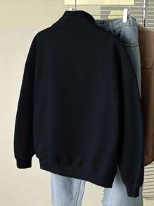 Lalippa Áo nỉ cổ bẻ thêu hình ngôi sao, thường ngày cho mùa thu/đông - Nhiều màu - Xem 4